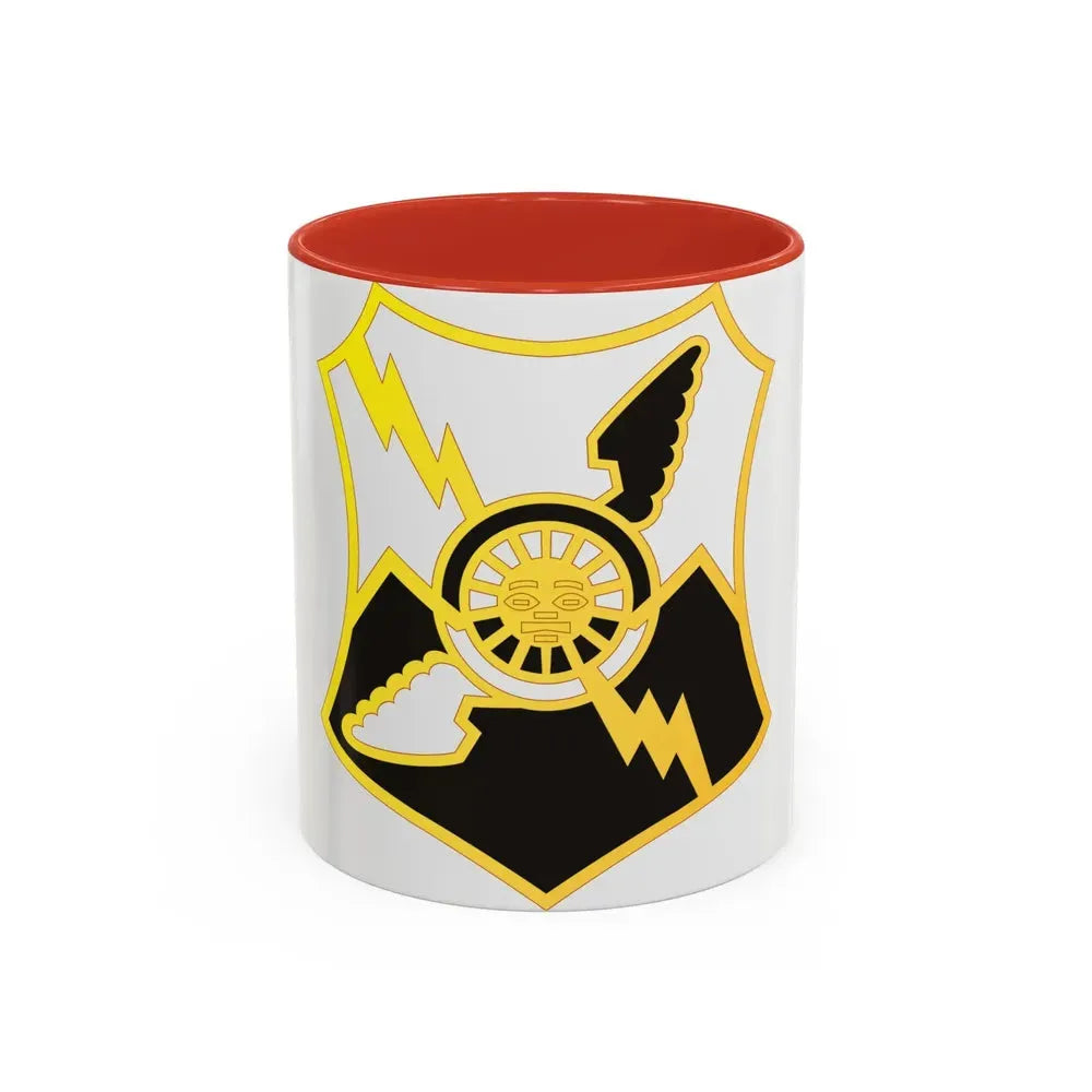 61 Air Defense Artillery Regiment (U.S. Army) Accent Coffee Mug 11oz Red - Go Mug Yourself