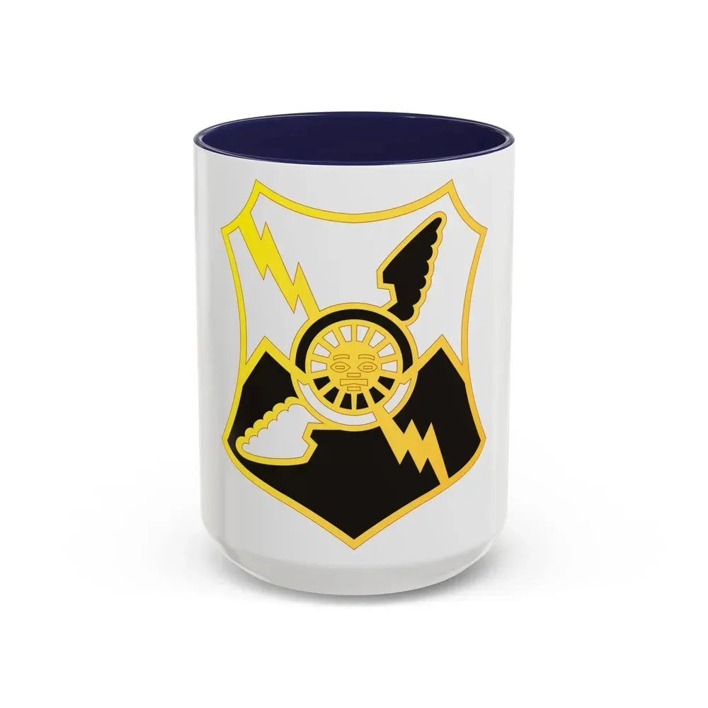 61 Air Defense Artillery Regiment (U.S. Army) Accent Coffee Mug 15oz Navy - Go Mug Yourself
