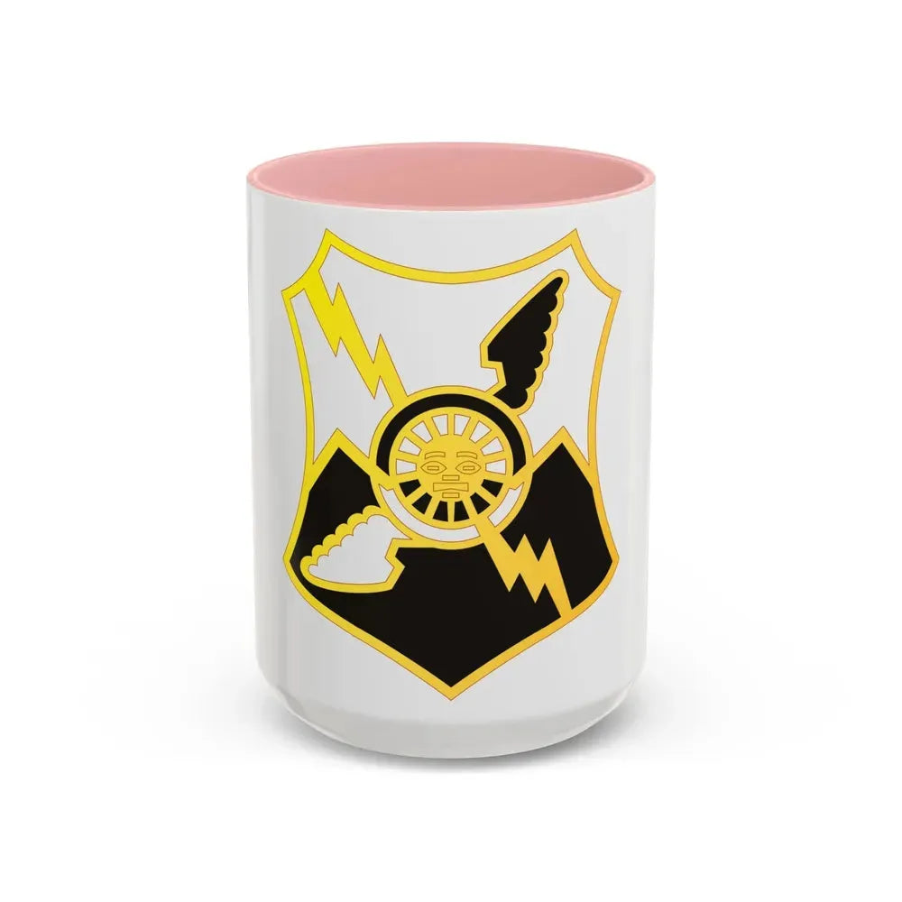 61 Air Defense Artillery Regiment (U.S. Army) Accent Coffee Mug 15oz Pink - Go Mug Yourself