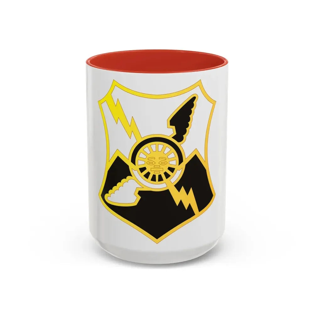 61 Air Defense Artillery Regiment (U.S. Army) Accent Coffee Mug 15oz Red - Go Mug Yourself