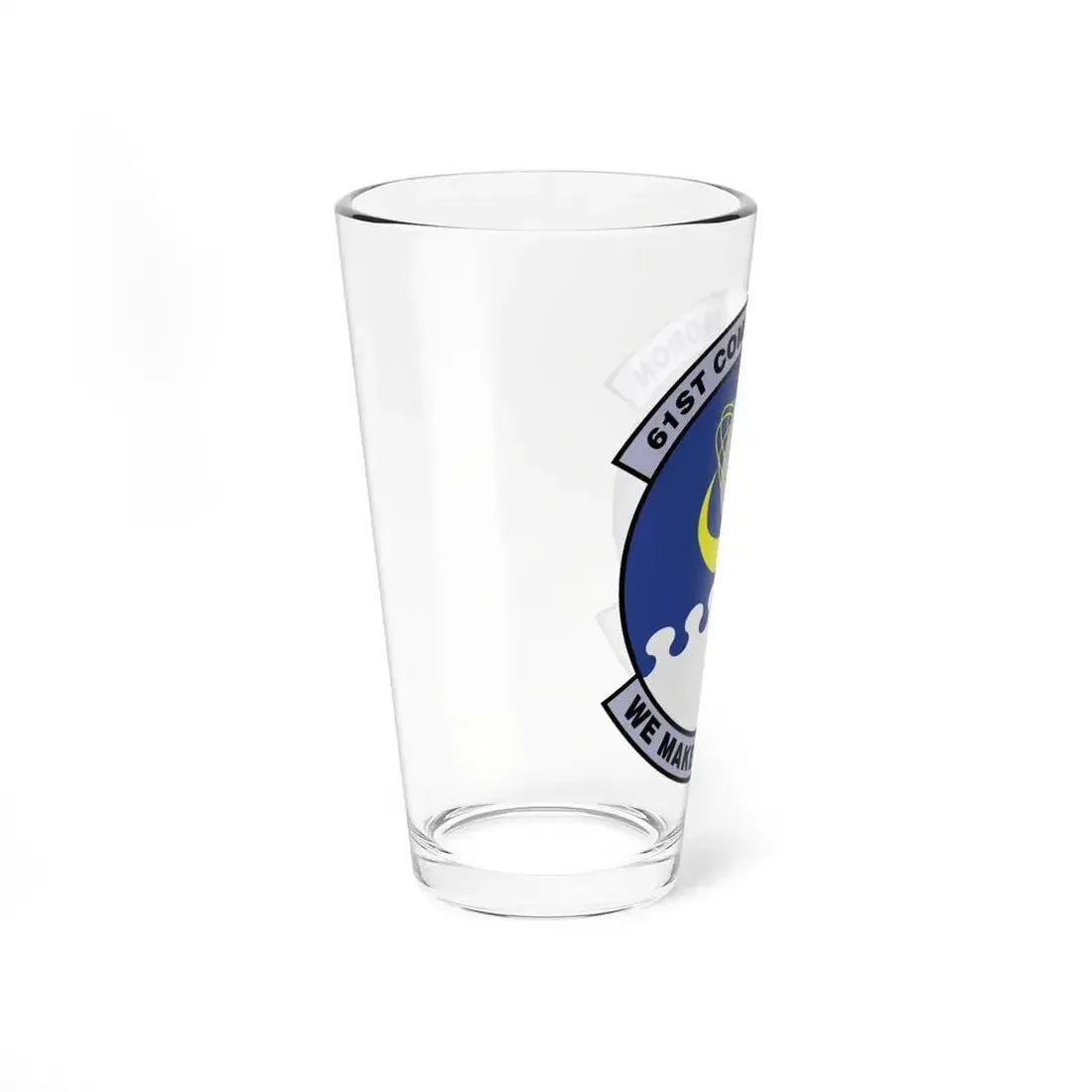 61 Communications Squadron AFSPC (U.S. Air Force) Pint Glass 16oz - Go Mug Yourself