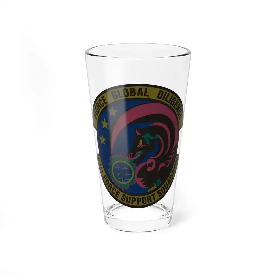 61 Force Support Squadron AFSPC (U.S. Air Force) Pint Glass 16oz 16oz - Go Mug Yourself