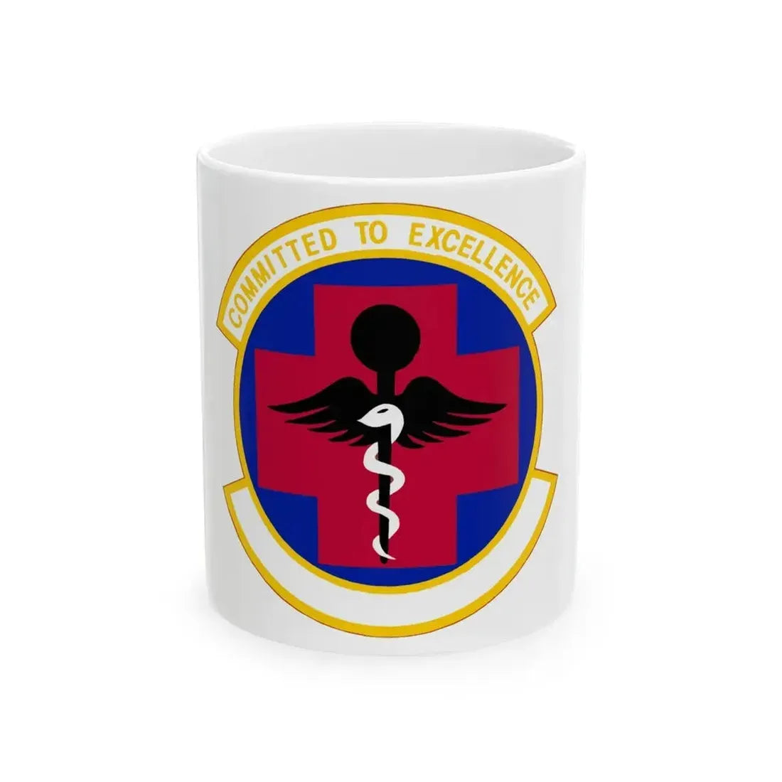 61 Medical Squadron AFSPC (U.S. Air Force) White Coffee Mug 11oz - Go Mug Yourself