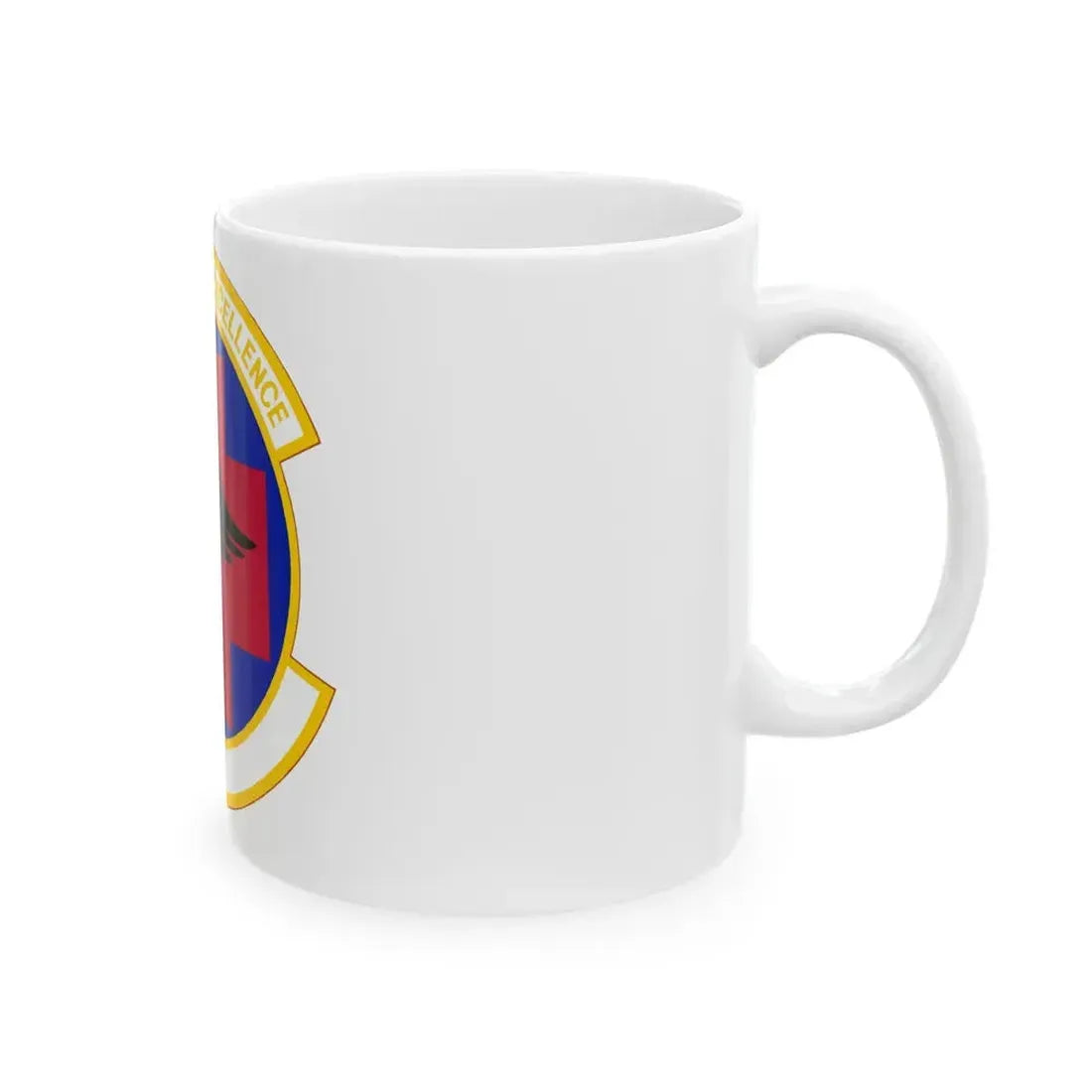 61 Medical Squadron AFSPC (U.S. Air Force) White Coffee Mug - Go Mug Yourself