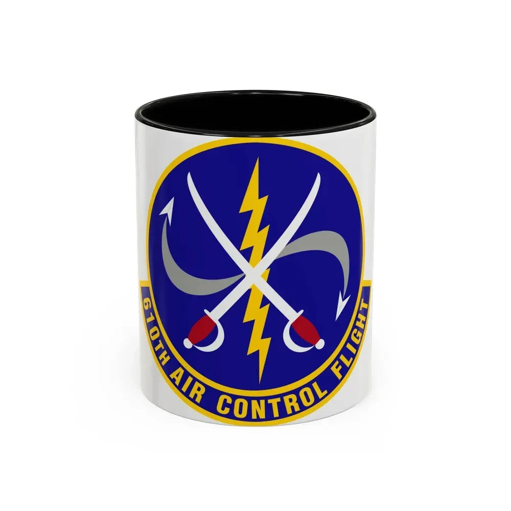 610 Air Control Flight PACAF (U.S. Air Force) Accent Coffee Mug 11oz Black - Go Mug Yourself