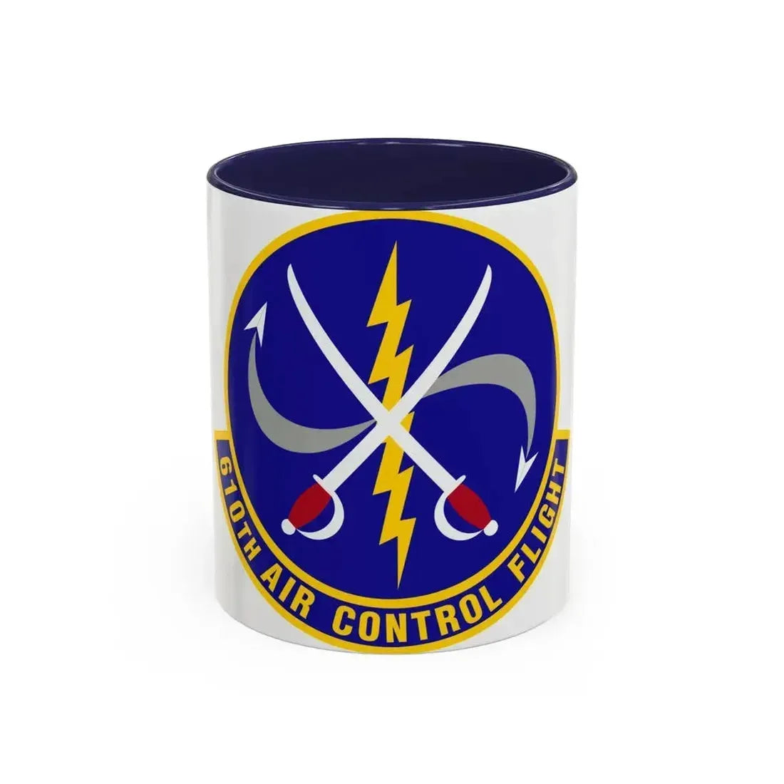 610 Air Control Flight PACAF (U.S. Air Force) Accent Coffee Mug 11oz Navy - Go Mug Yourself