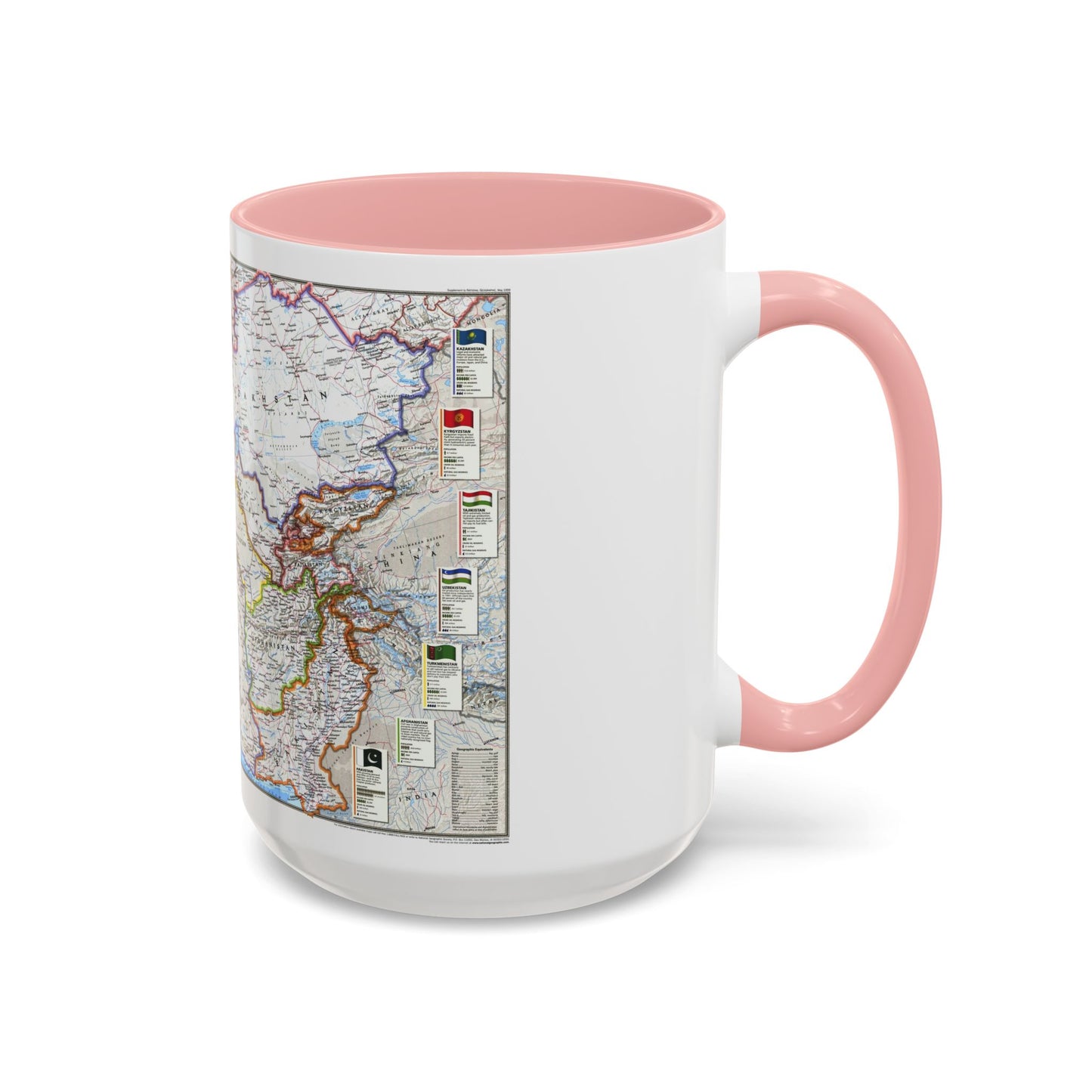Caspian Region- Promise and Peril (1999) (Map) Accent Coffee Mug