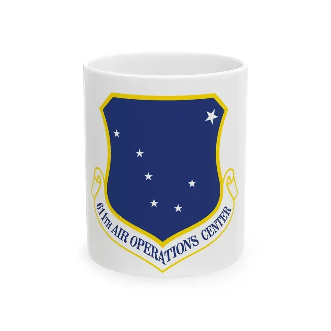 611th AOC (U.S. Air Force) White Coffee Mug 11oz - Go Mug Yourself