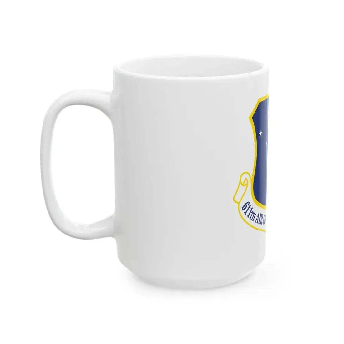 611th AOC (U.S. Air Force) White Coffee Mug - Go Mug Yourself