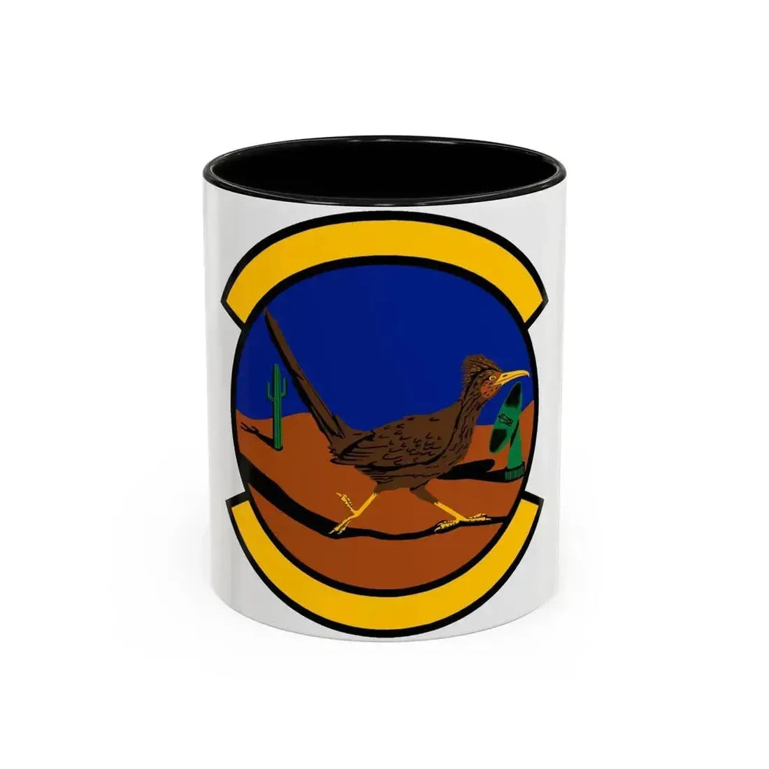612 Air Communications Squadron ACC (U.S. Air Force) Accent Coffee Mug 11oz Black - Go Mug Yourself
