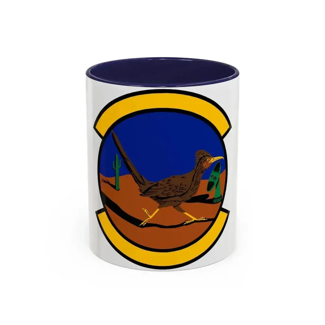 612 Air Communications Squadron ACC (U.S. Air Force) Accent Coffee Mug 11oz Navy - Go Mug Yourself