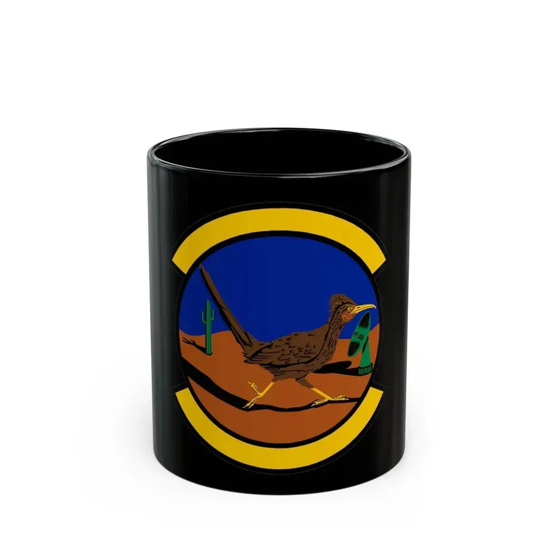 612 Air Communications Squadron ACC (U.S. Air Force) Black Coffee Mug 11oz - Go Mug Yourself