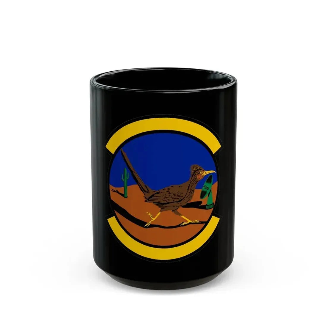 612 Air Communications Squadron ACC (U.S. Air Force) Black Coffee Mug 15oz - Go Mug Yourself