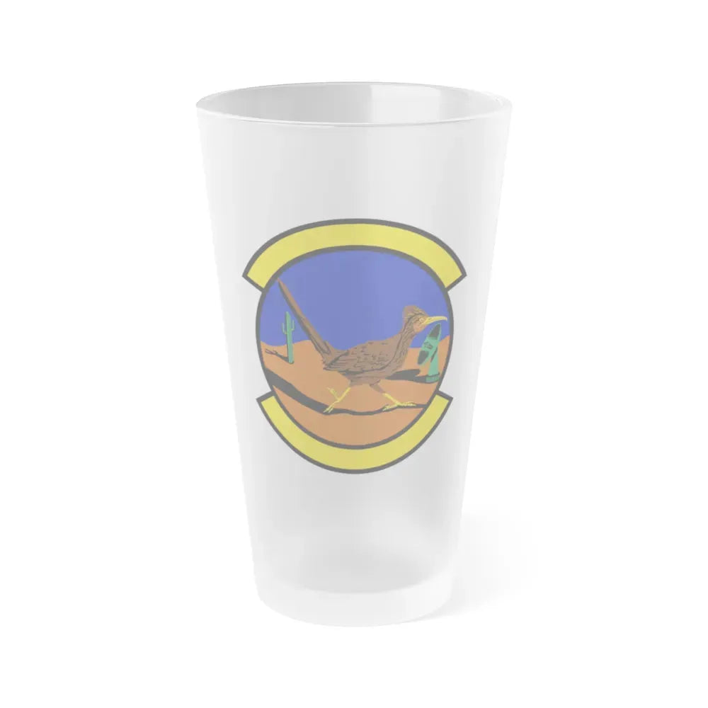 612 Air Communications Squadron ACC (U.S. Air Force) Frosted Pint Glass 16oz Default Title - Go Mug Yourself