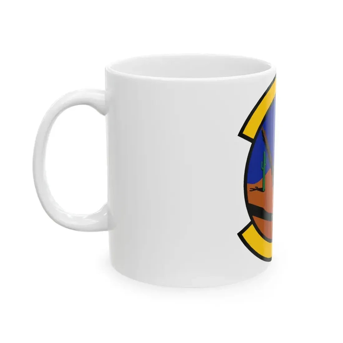 612 Air Communications Squadron ACC (U.S. Air Force) White Coffee Mug - Go Mug Yourself