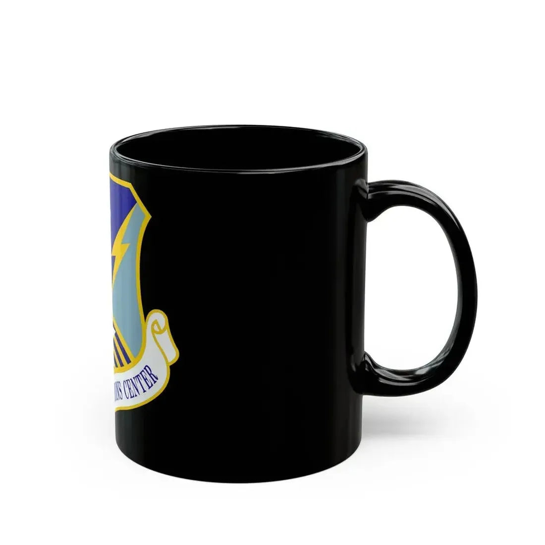 612 Air Operations Center ACC (U.S. Air Force) Black Coffee Mug - Go Mug Yourself