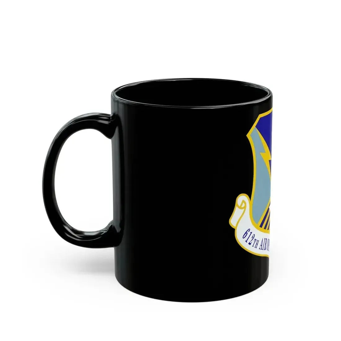 612 Air Operations Center ACC (U.S. Air Force) Black Coffee Mug - Go Mug Yourself
