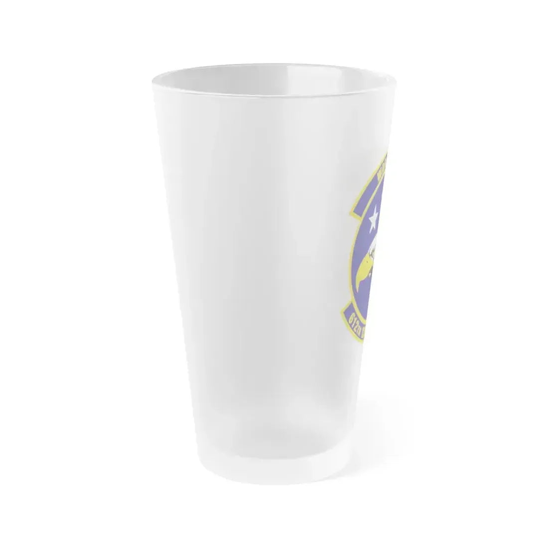 612th Combat Operations Squadron (U.S. Air Force) Frosted Pint Glass 16oz - Go Mug Yourself