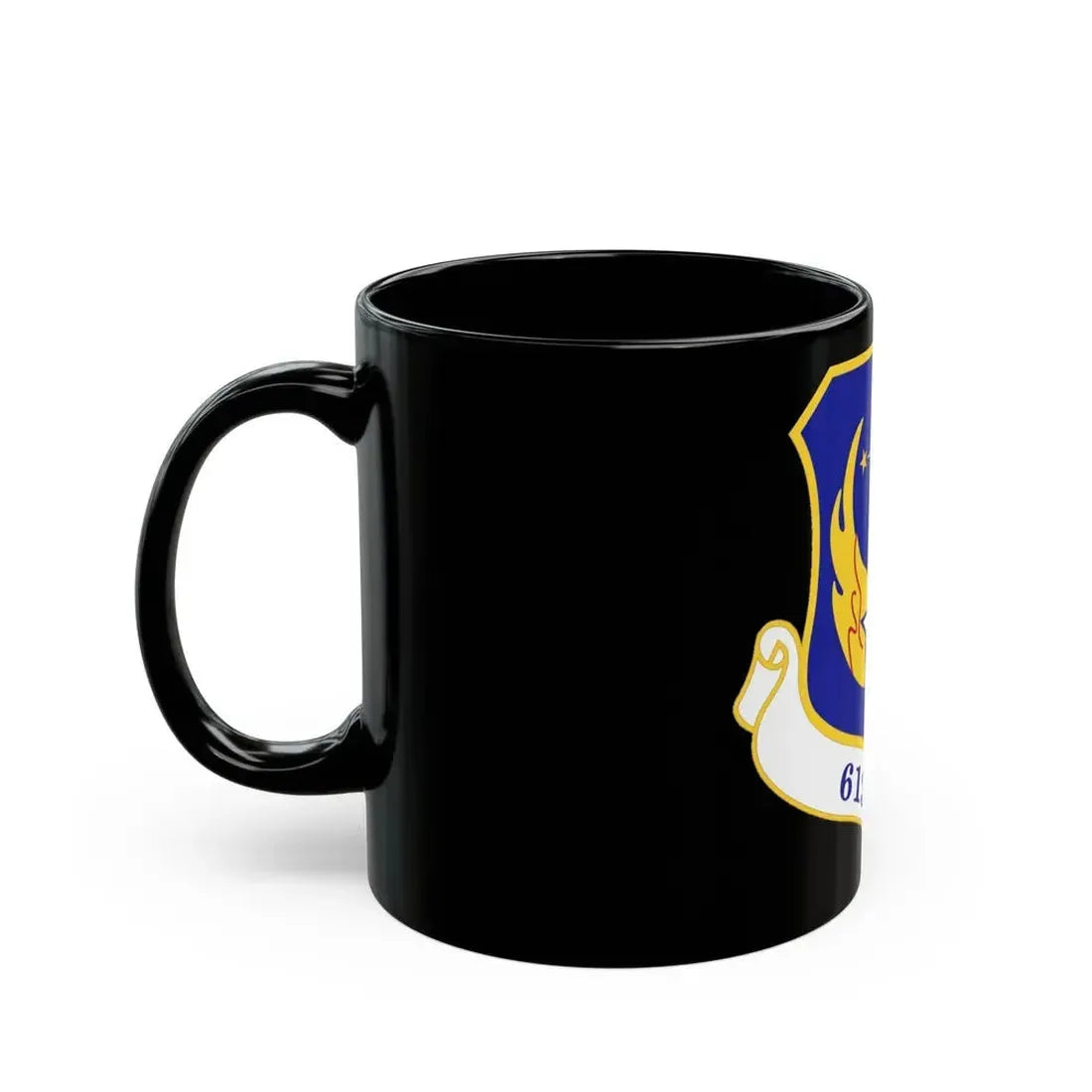 613 Air Operations Center PACAF (U.S. Air Force) Black Coffee Mug - Go Mug Yourself