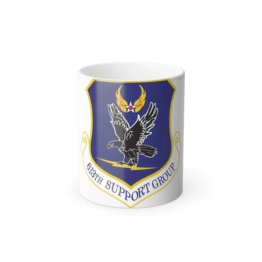613th Support Group (U.S. Air Force) Color Changing Mug 11oz - Go Mug Yourself