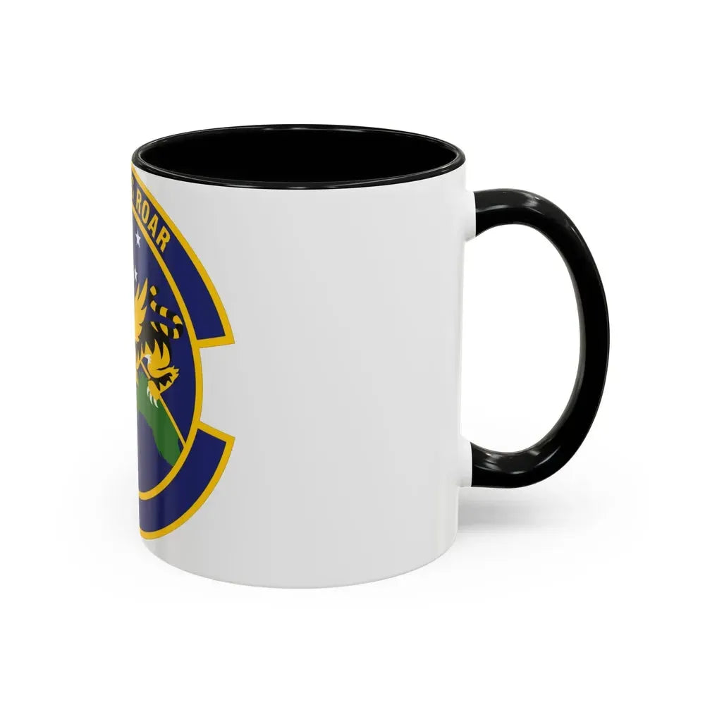 614 Air and Space Communications Squadron AFSPC (U.S. Air Force) Accent Coffee Mug - Go Mug Yourself