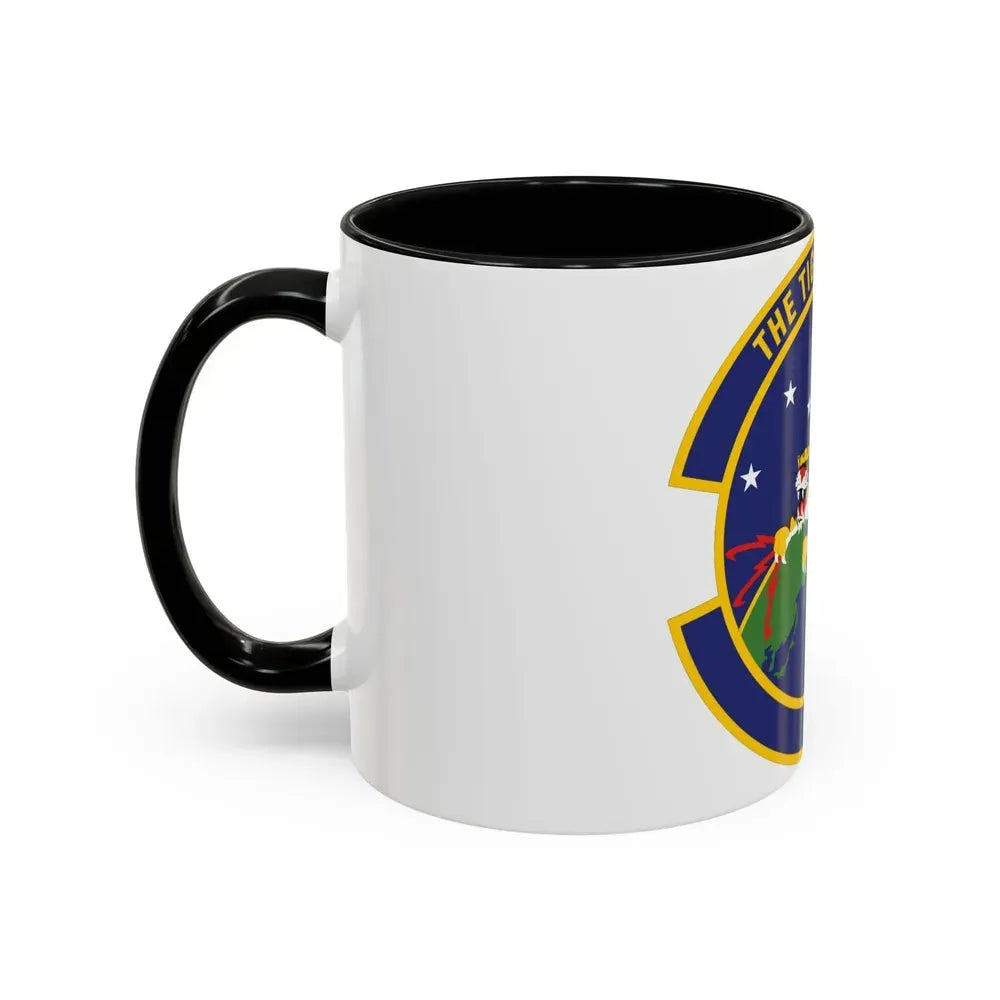 614 Air and Space Communications Squadron AFSPC (U.S. Air Force) Accent Coffee Mug - Go Mug Yourself