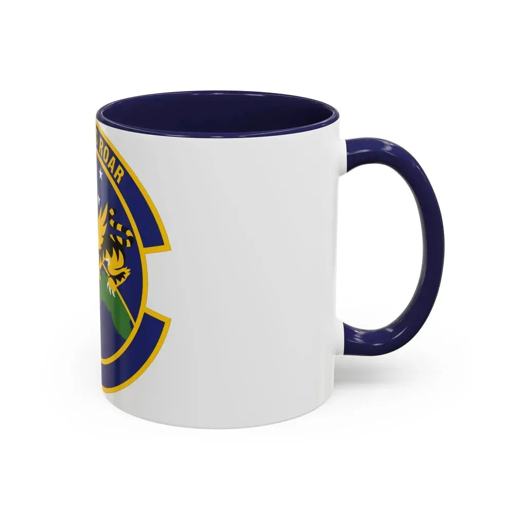 614 Air and Space Communications Squadron AFSPC (U.S. Air Force) Accent Coffee Mug - Go Mug Yourself