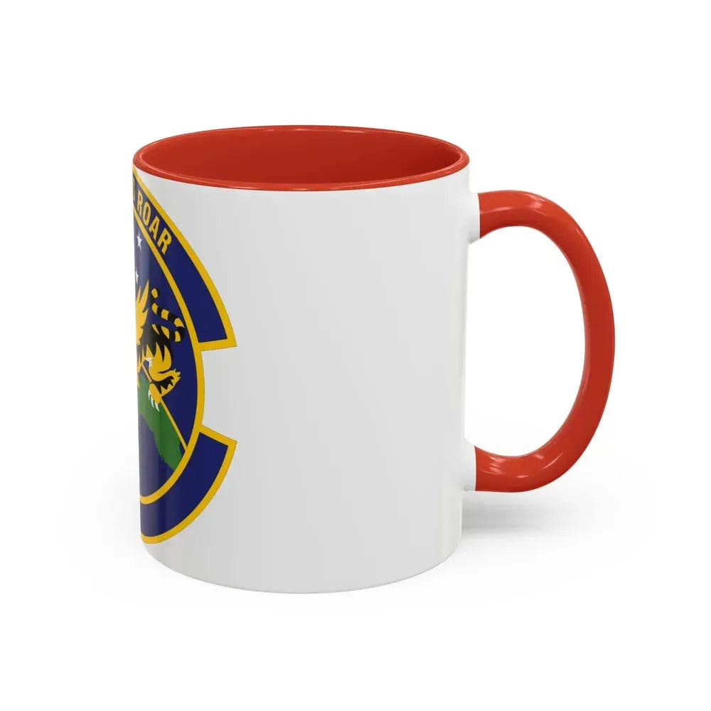 614 Air and Space Communications Squadron AFSPC (U.S. Air Force) Accent Coffee Mug - Go Mug Yourself