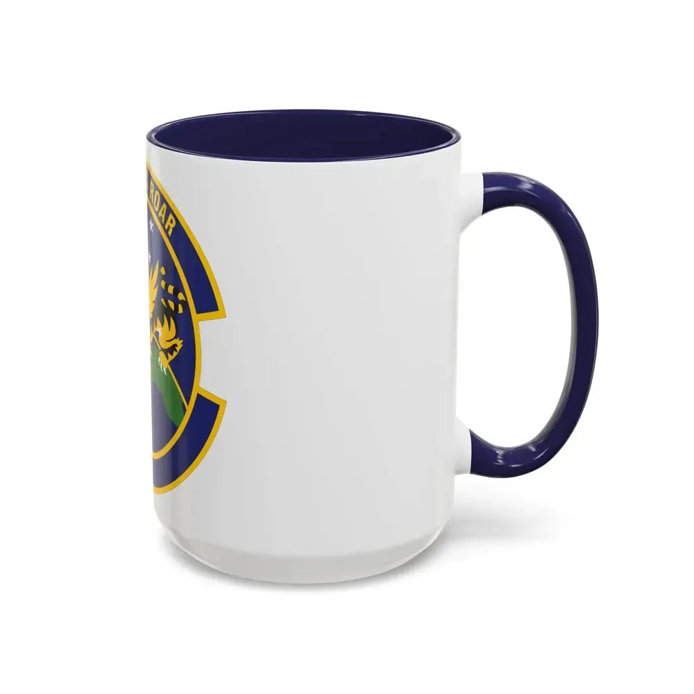 614 Air and Space Communications Squadron AFSPC (U.S. Air Force) Accent Coffee Mug - Go Mug Yourself