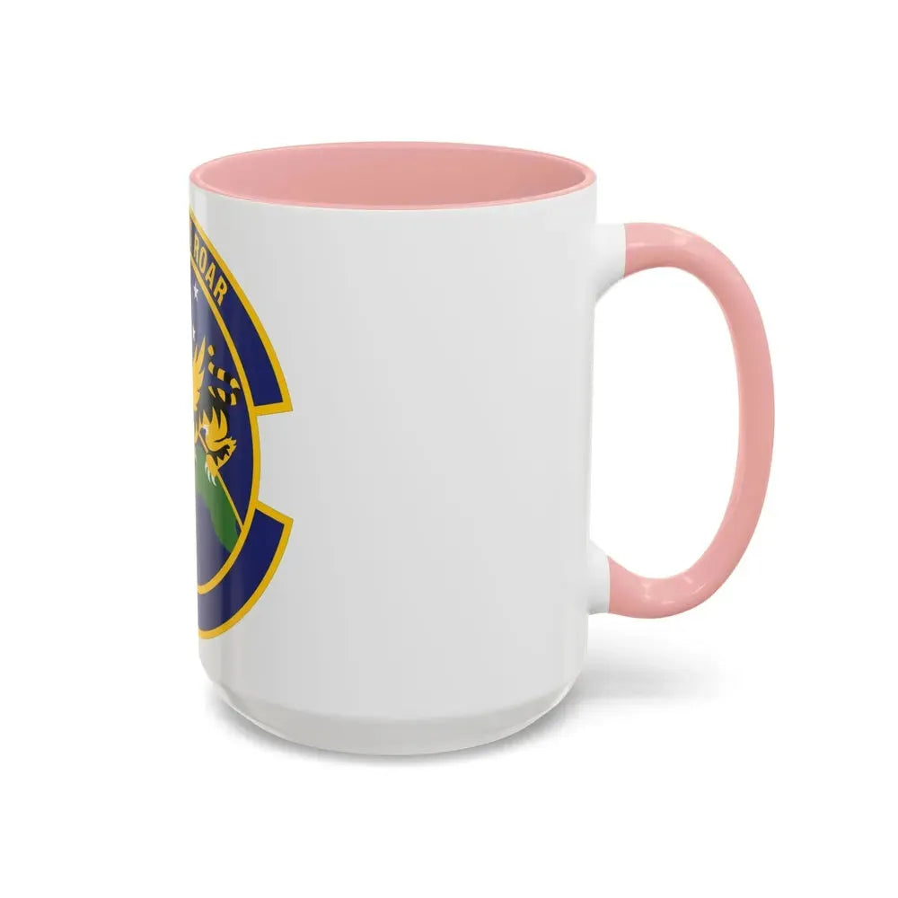 614 Air and Space Communications Squadron AFSPC (U.S. Air Force) Accent Coffee Mug - Go Mug Yourself