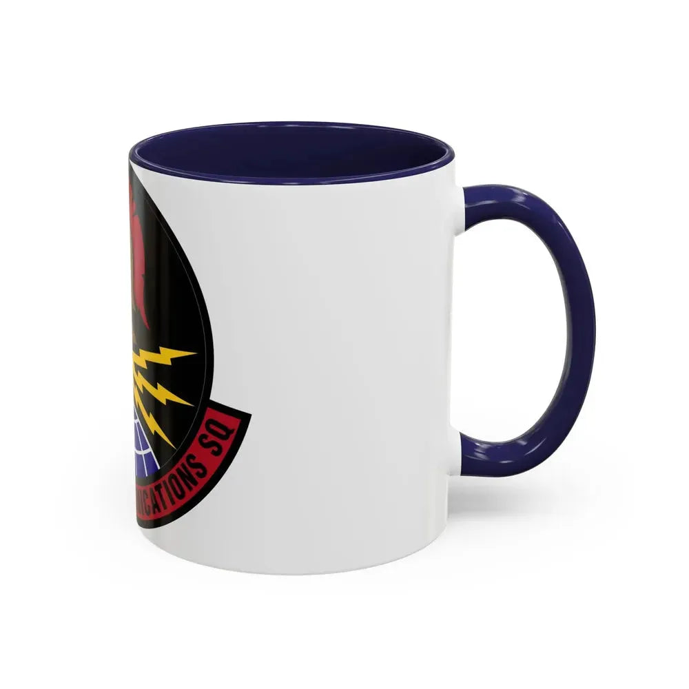 618 Air Communications Squadron AMC (U.S. Air Force) Accent Coffee Mug - Go Mug Yourself