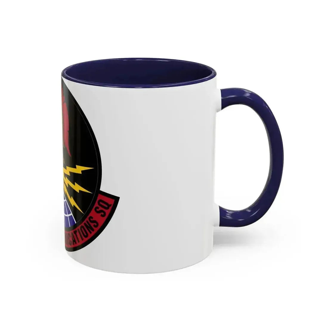 618 Air Communications Squadron AMC (U.S. Air Force) Accent Coffee Mug - Go Mug Yourself