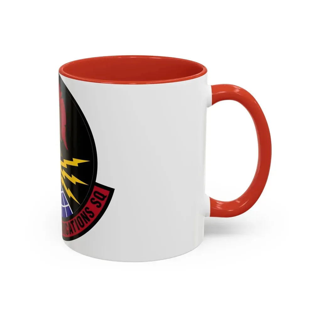 618 Air Communications Squadron AMC (U.S. Air Force) Accent Coffee Mug - Go Mug Yourself