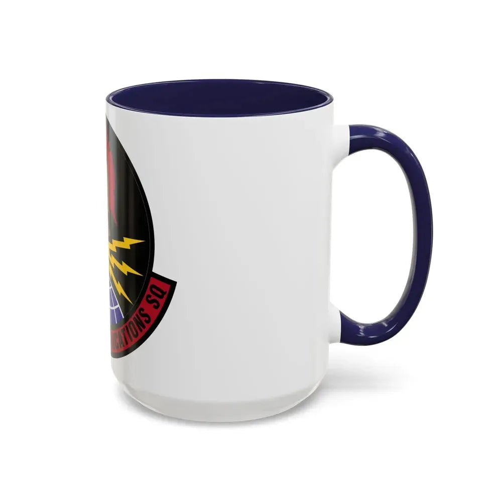 618 Air Communications Squadron AMC (U.S. Air Force) Accent Coffee Mug - Go Mug Yourself