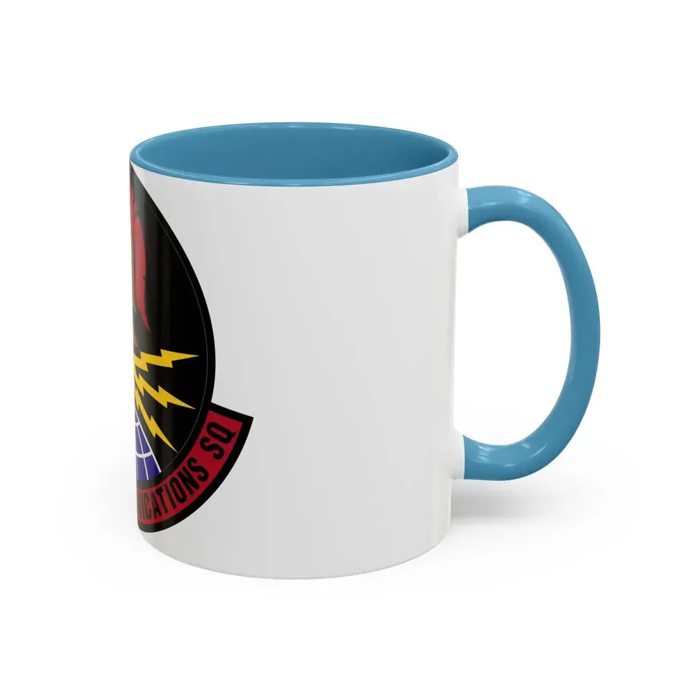 618 Air Communications Squadron AMC (U.S. Air Force) Accent Coffee Mug - Go Mug Yourself