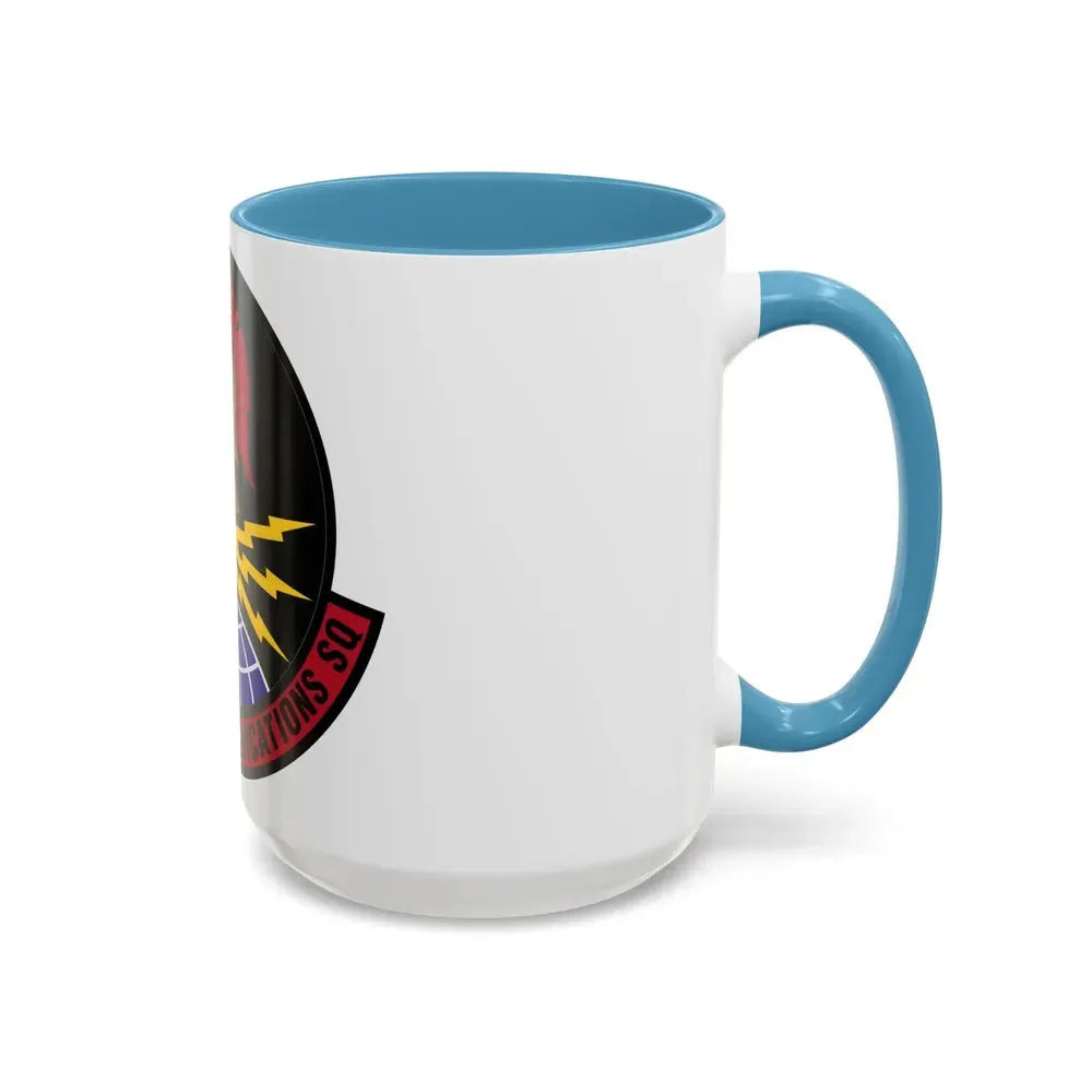 618 Air Communications Squadron AMC (U.S. Air Force) Accent Coffee Mug - Go Mug Yourself