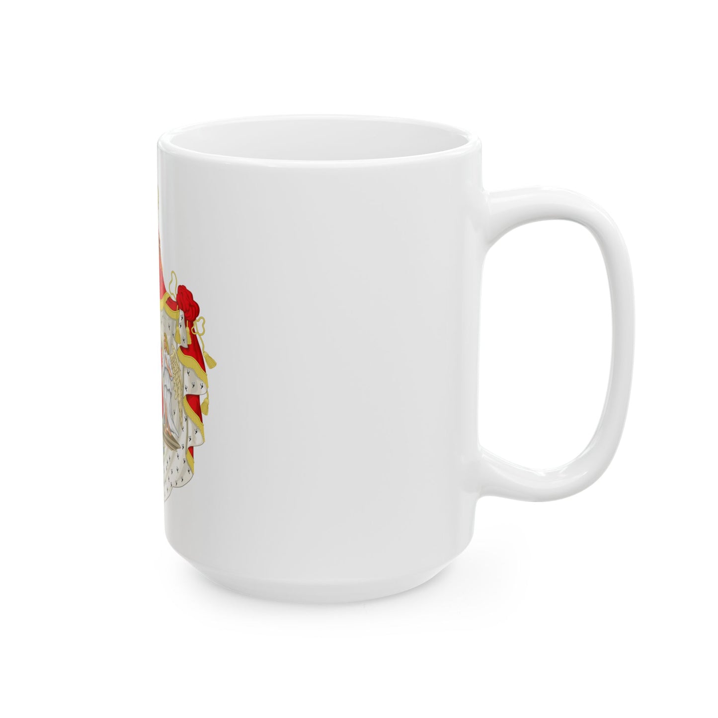 Grand Coat of Arms of Duchy of Warsaw - White Coffee Mug