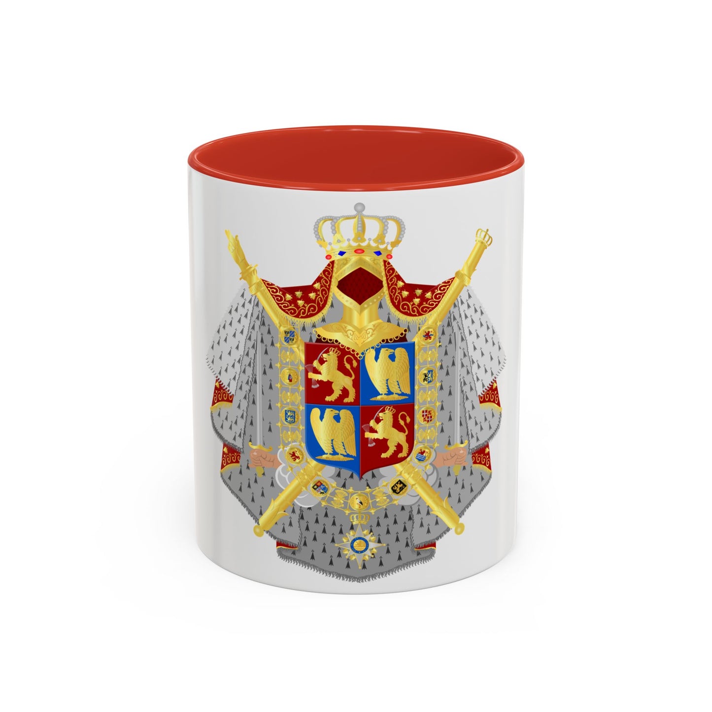 Coat of arms of kingdom Holland King Lodewijk 1808 - Accent Coffee Mug
