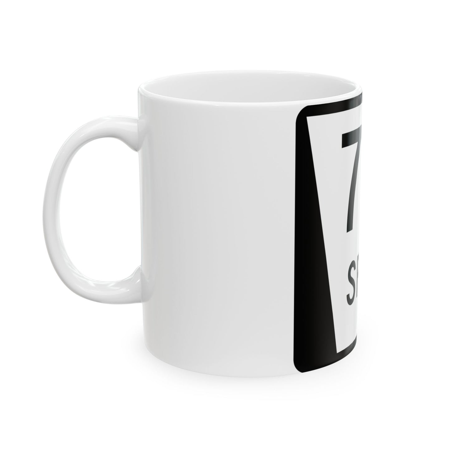 N SPUR 71F (Nebraska) (Road Sign) White Coffee Mug