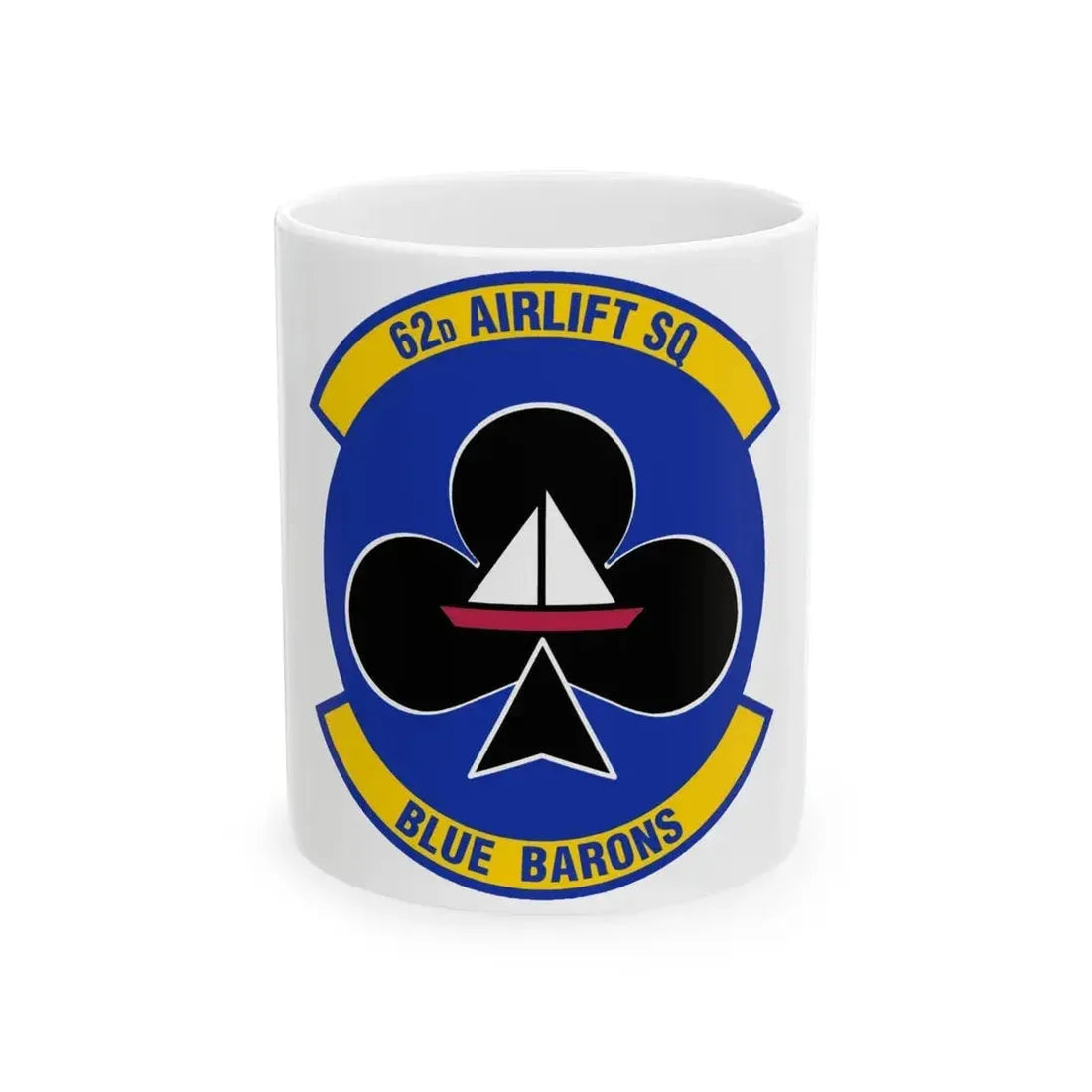 62 Airlift Squadron (U.S. Air Force) White Coffee Mug 11oz - Go Mug Yourself
