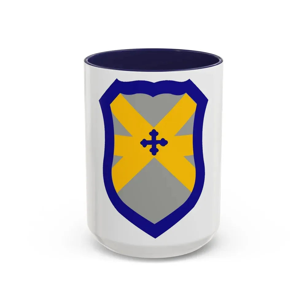 62 Cavalry Division (U.S. Army) Accent Coffee Mug 15oz Navy - Go Mug Yourself