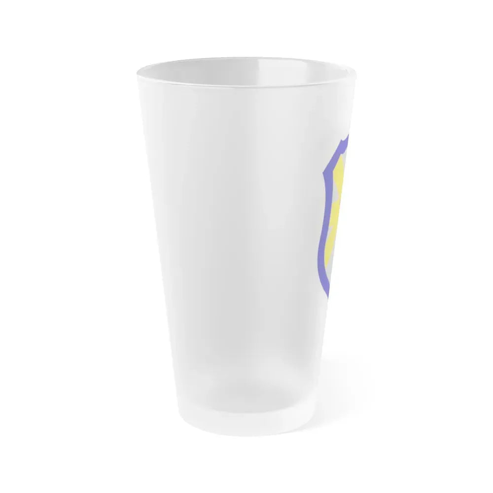 62 Cavalry Division (U.S. Army) Frosted Pint Glass 16oz - Go Mug Yourself