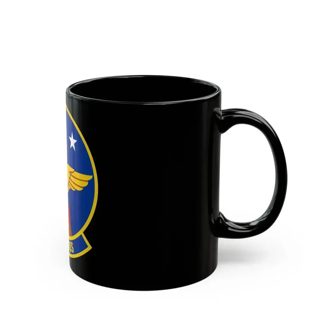621 Air Mobility Operations Squadron AMC (U.S. Air Force) Black Coffee Mug - Go Mug Yourself