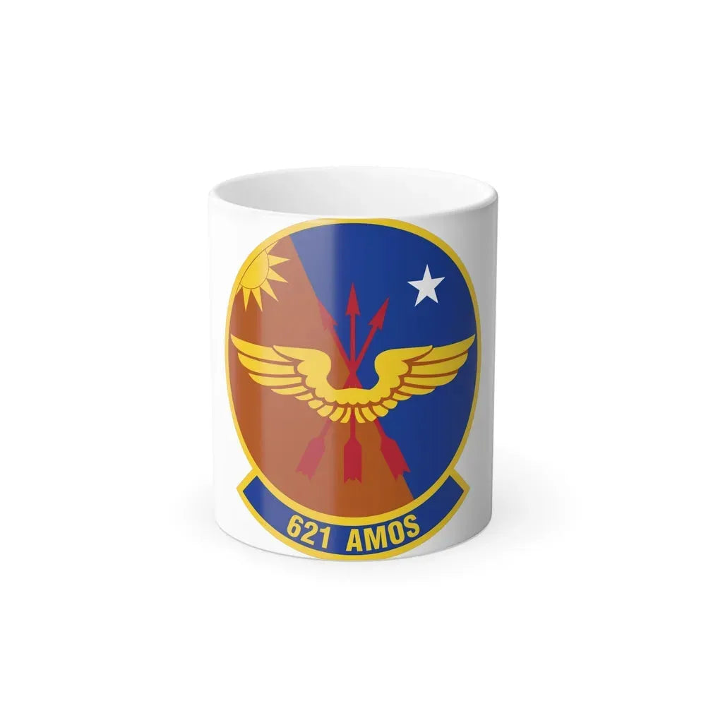 621 Air Mobility Operations Squadron AMC (U.S. Air Force) Color Changing Mug 11oz - Go Mug Yourself