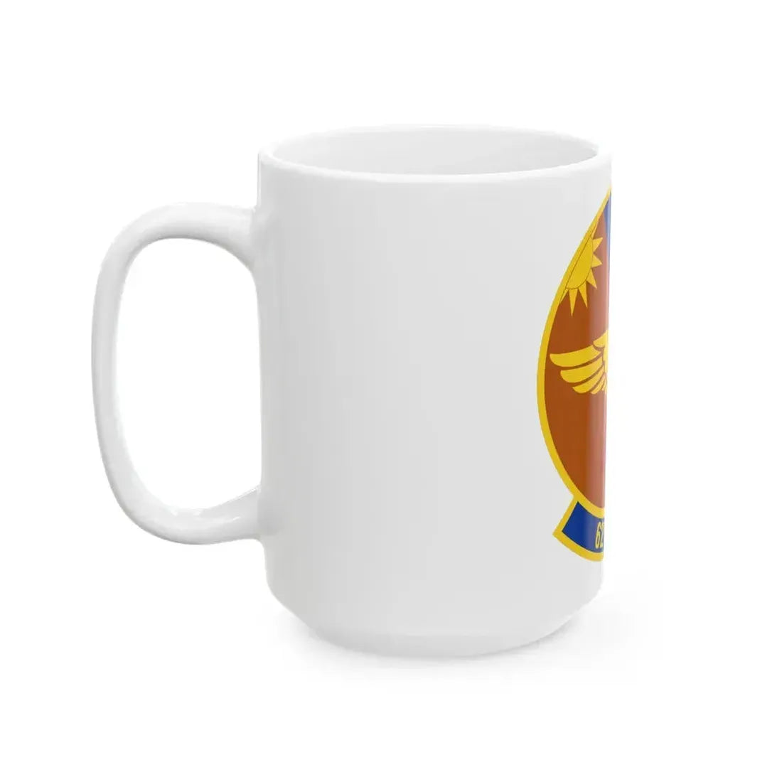 621 Air Mobility Operations Squadron AMC (U.S. Air Force) White Coffee Mug - Go Mug Yourself