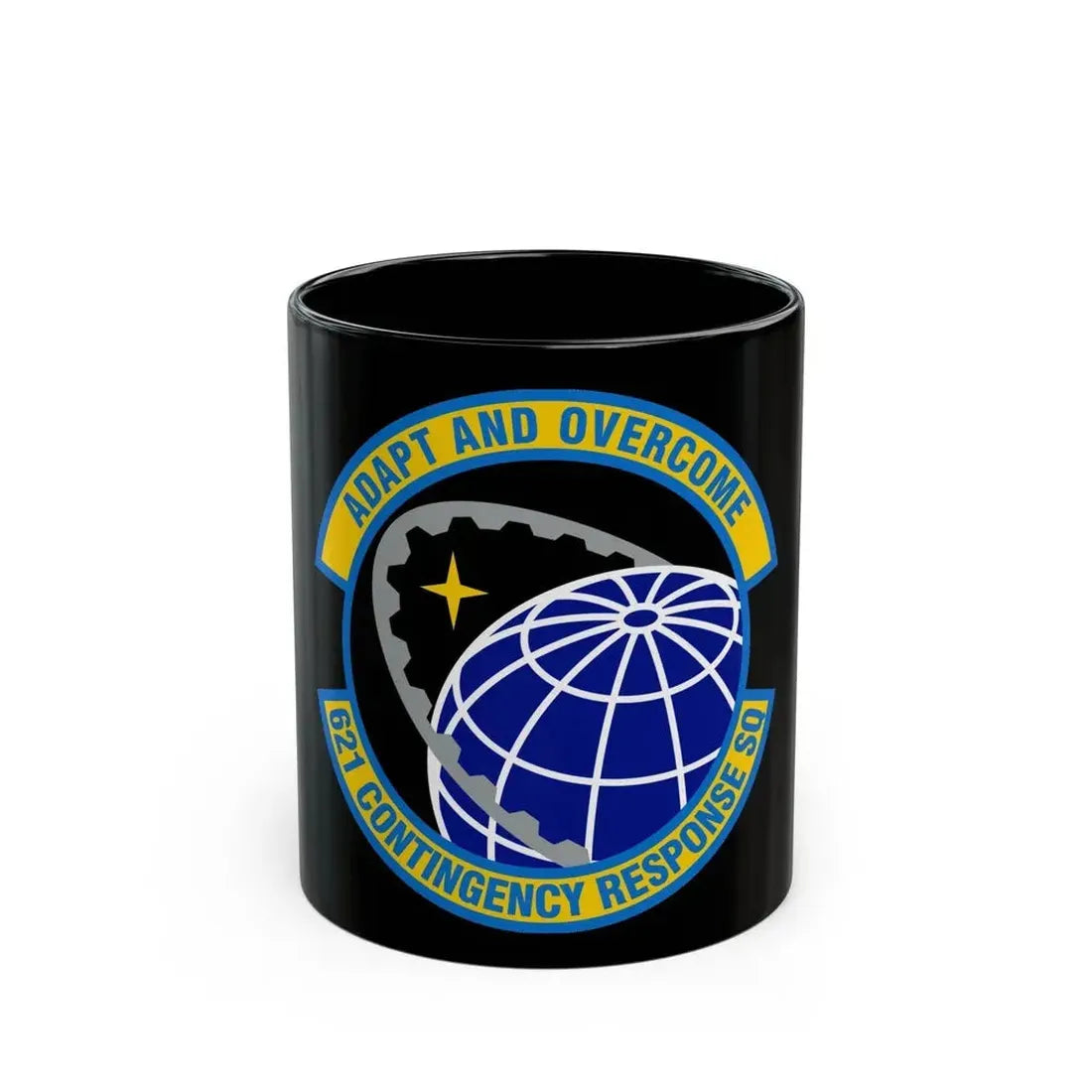 621 Contingency Response Squadron AMC (U.S. Air Force) Black Coffee Mug 11oz - Go Mug Yourself