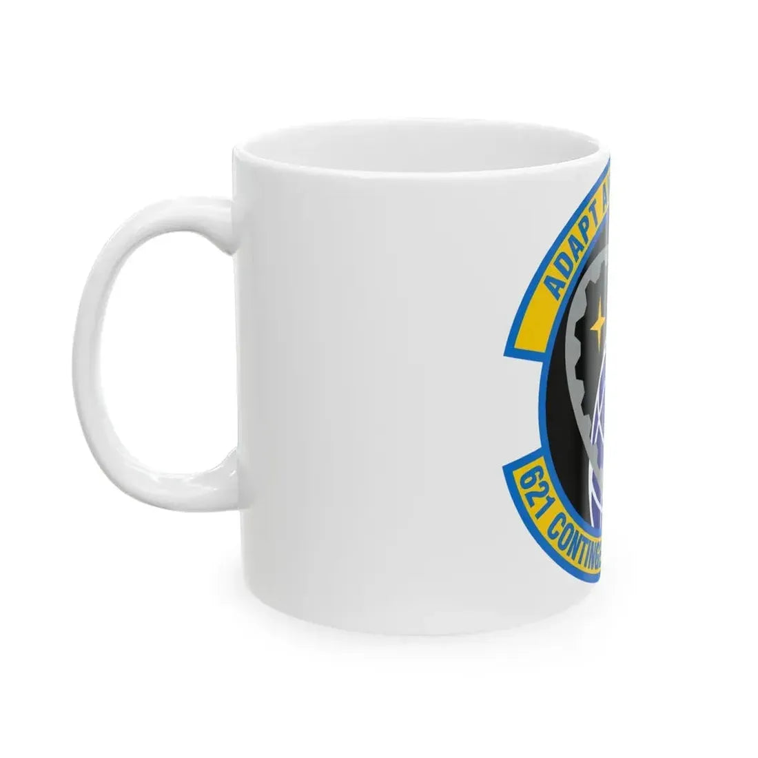621 Contingency Response Squadron AMC (U.S. Air Force) White Coffee Mug - Go Mug Yourself