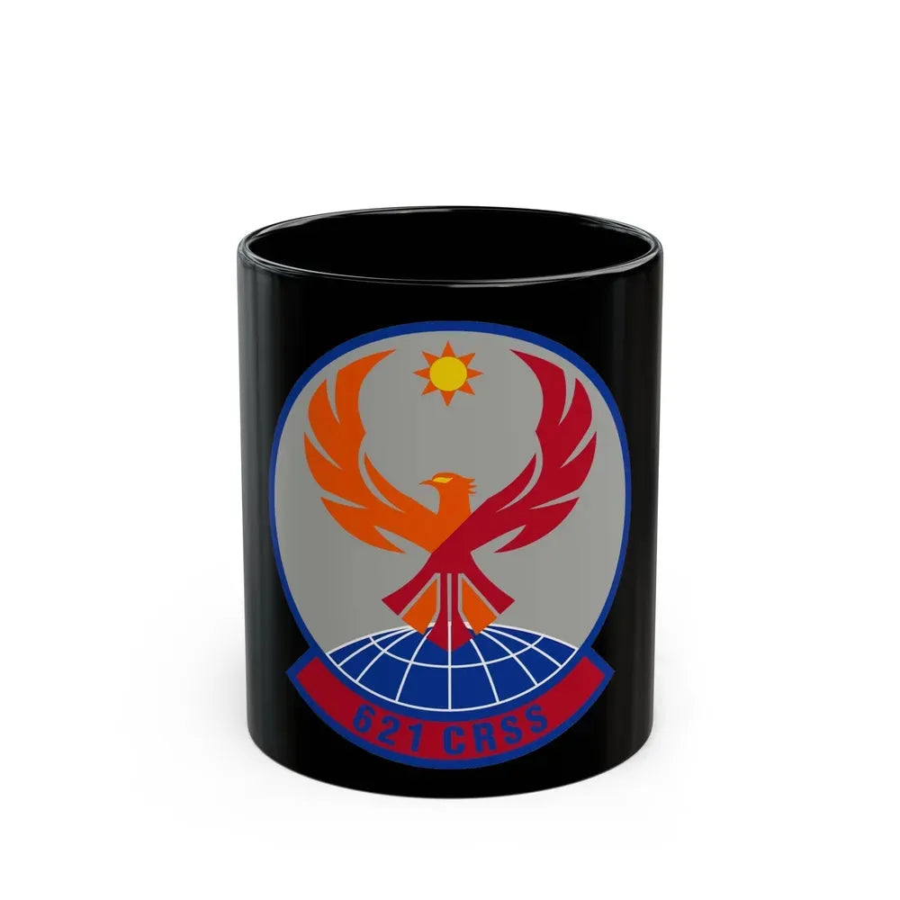 621 Contingency Response Support Sq AMC (U.S. Air Force) Black Coffee Mug 11oz - Go Mug Yourself