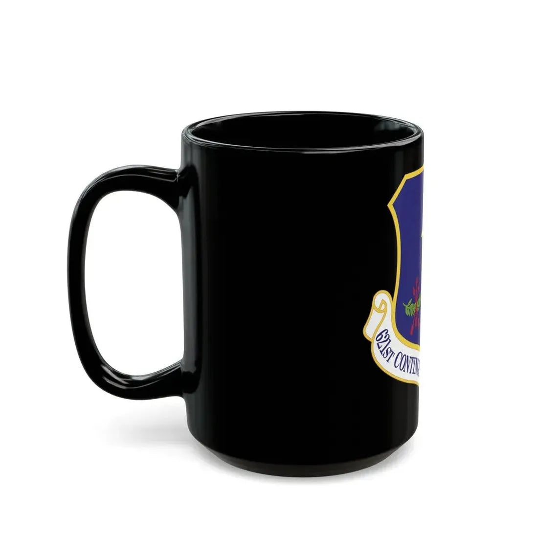 621 Contingency Response Wing AMC (U.S. Air Force) Black Coffee Mug - Go Mug Yourself