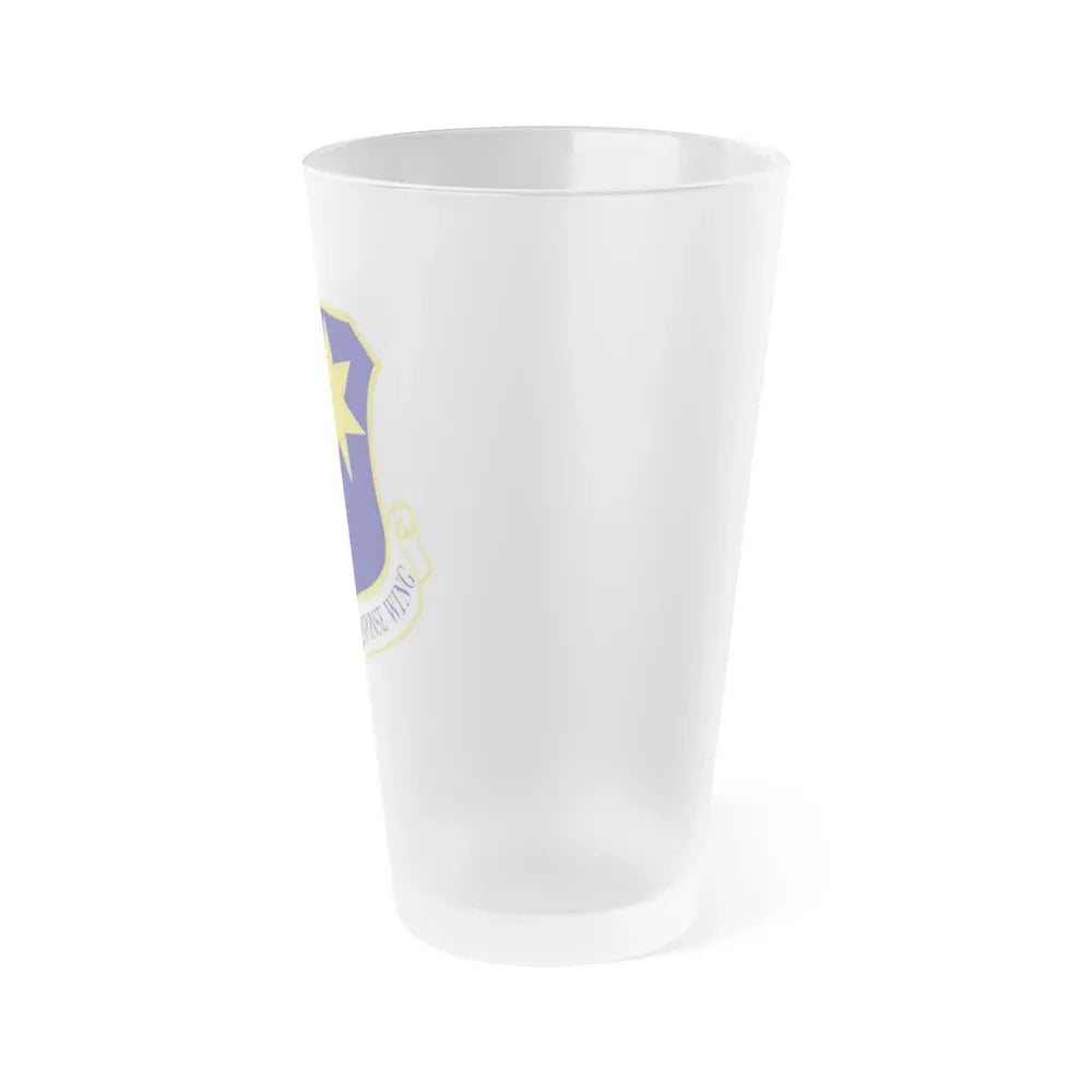 621 Contingency Response Wing AMC (U.S. Air Force) Frosted Pint Glass 16oz - Go Mug Yourself